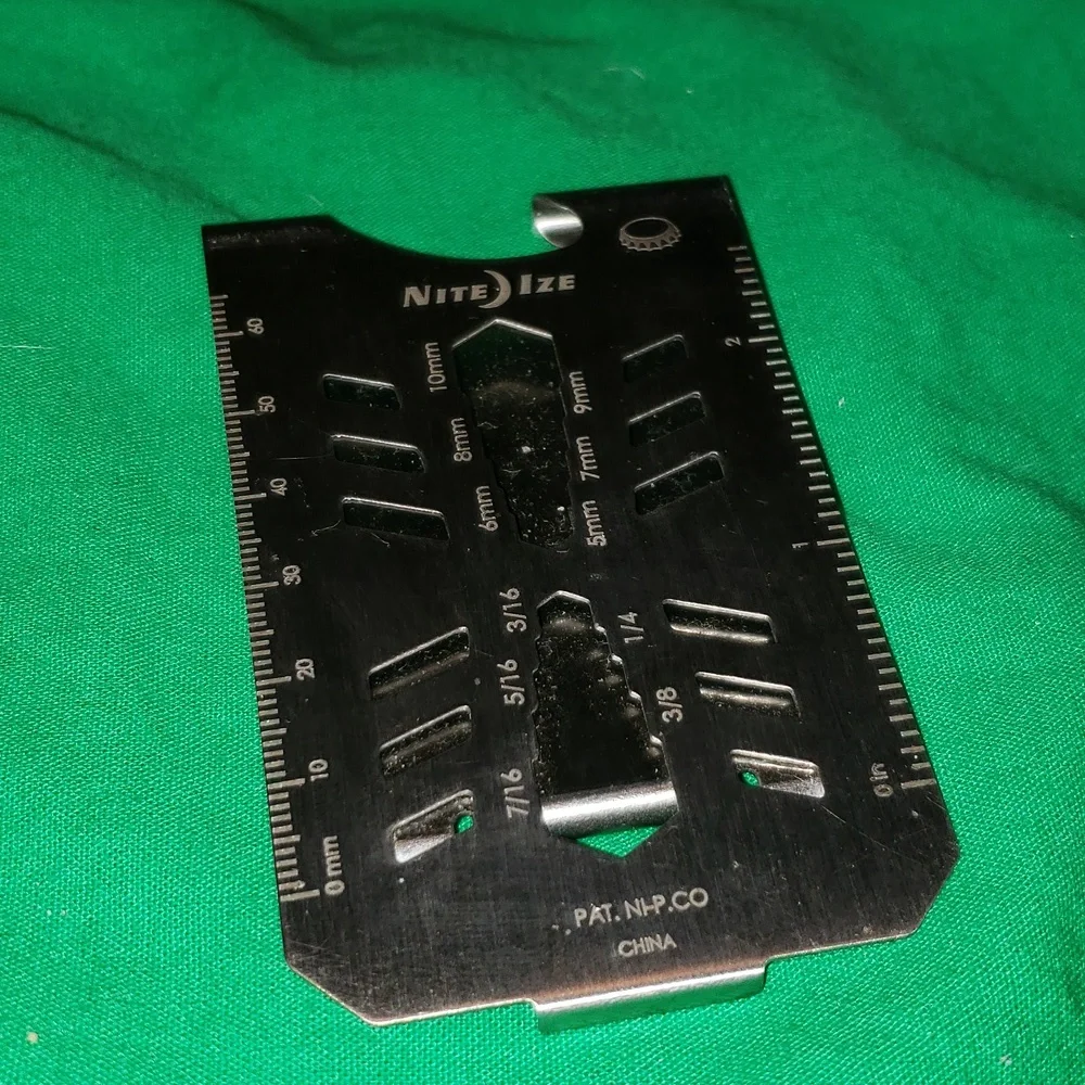 Nite Ize Multi Tool Metal Wallet Money Holder
